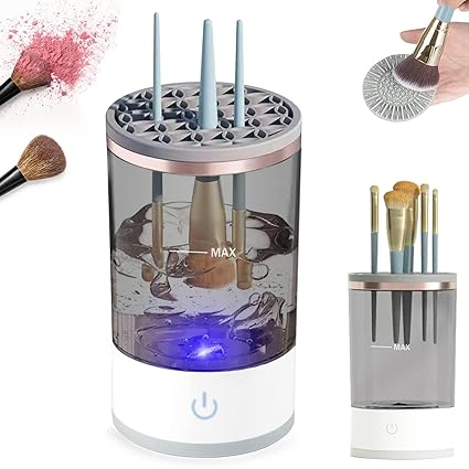 3-in-1 Electric Makeup Brush Cleaner – Automatic Brush Cleaning & Drying Machine
