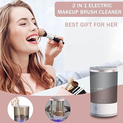 3-in-1 Electric Makeup Brush Cleaner – Automatic Brush Cleaning & Drying Machine