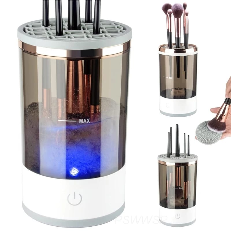 3-in-1 Electric Makeup Brush Cleaner – Automatic Brush Cleaning & Drying Machine