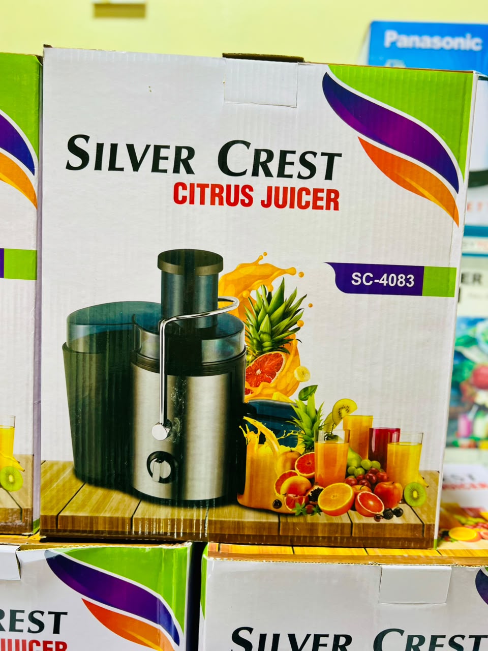 Silver Crest Fruit Juicer – 2-Speed Electric Juice Extractor for Home Use