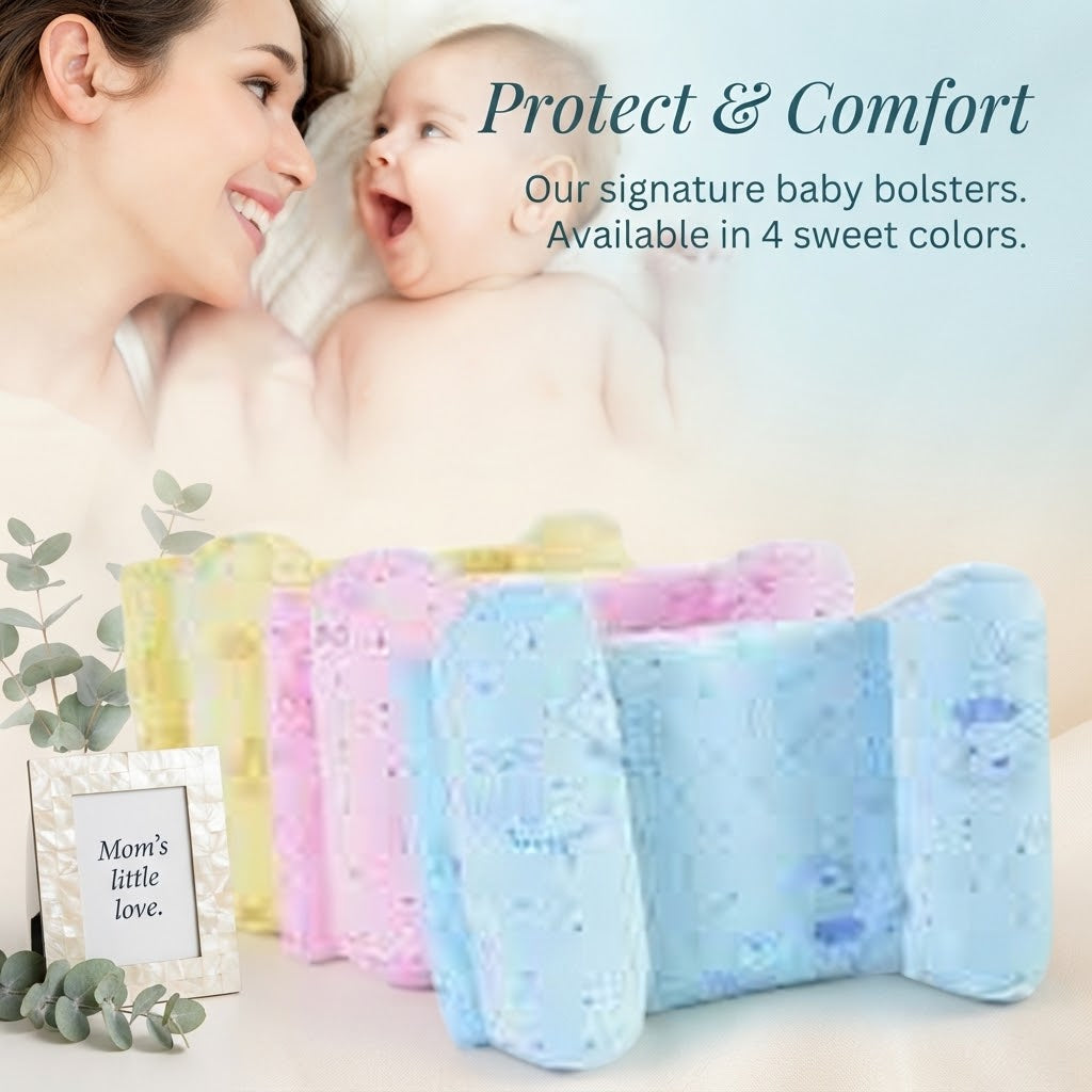 Newborn Baby Pillow – Soft Infant Head Support Pillow (Random Color & Design)