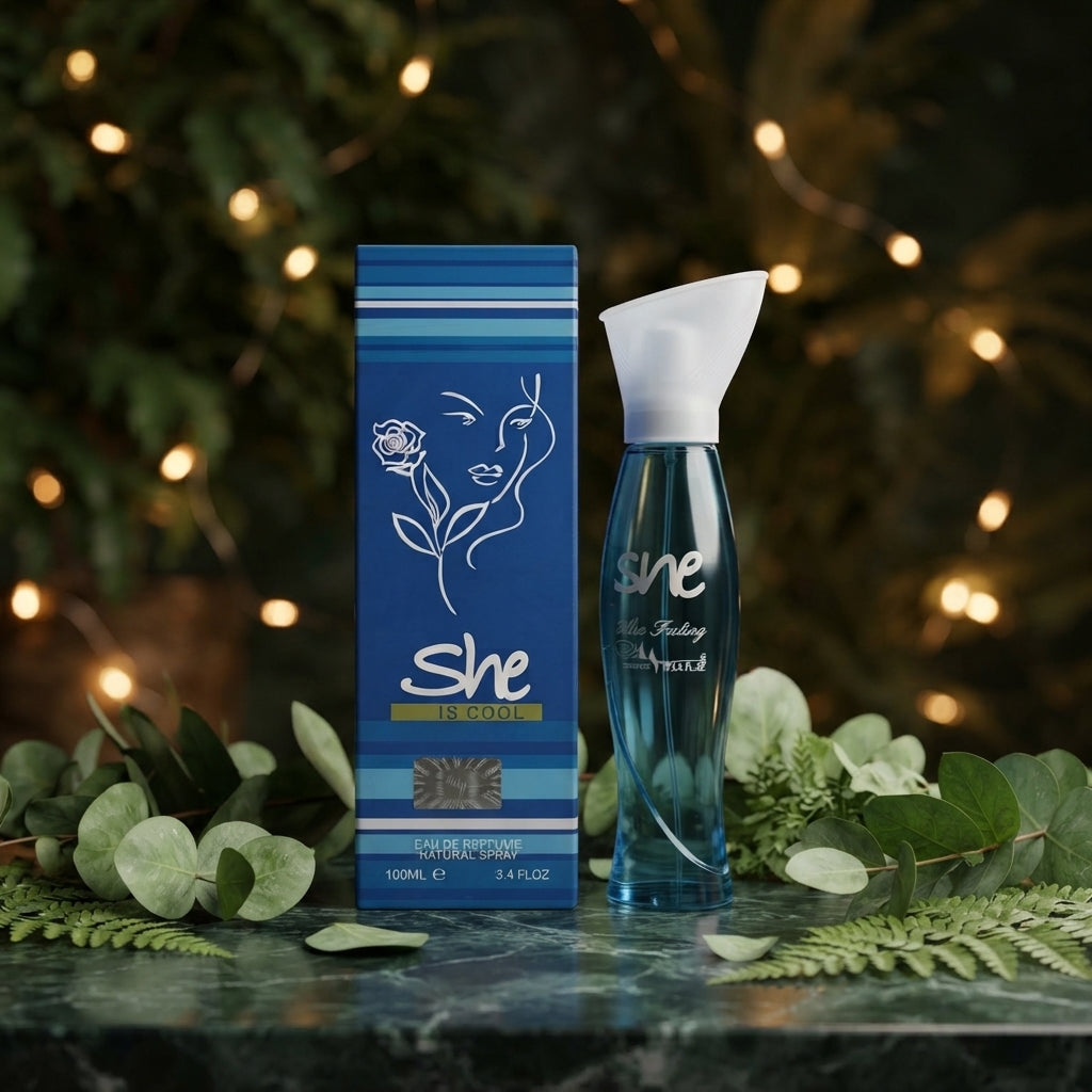 She... Is Cool! Eau de Parfum for Women 100ml – Fresh & Aquatic Fragrance