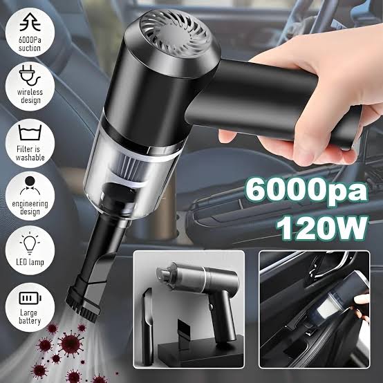 3-in-1 Portable Cordless Vacuum Cleaner β Handheld Dust Cleaner for Home, Car & Office
