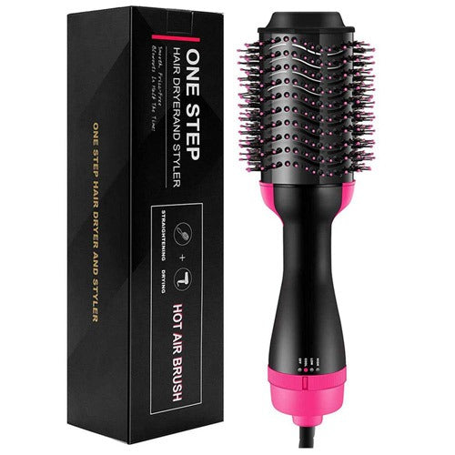 3-in-1 One-Step Hair Dryer & Volumizer β Hair Straightener, Curler & Styling Comb
