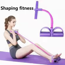 Rubber Pull Tummy Trimmer – Resistance Training Band for Home Workouts