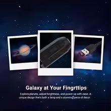 6-Lens Galaxy Projector Lamp – USB Moon, Earth & Starry Sky Night Light