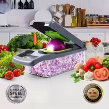 18-in-1 Vegetable Chopper Set β Manual Onion Slicer, Dicer, Grater & Potato Cutter