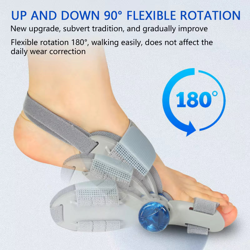 Hinged Bunion Splint – Adjustable Big Toe Corrector Brace for Foot Support