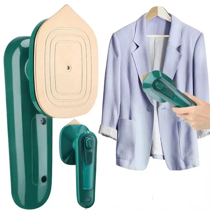 Portable Mini Steam Iron – 2-in-1 Wet & Dry Handheld Garment Iron for Travel