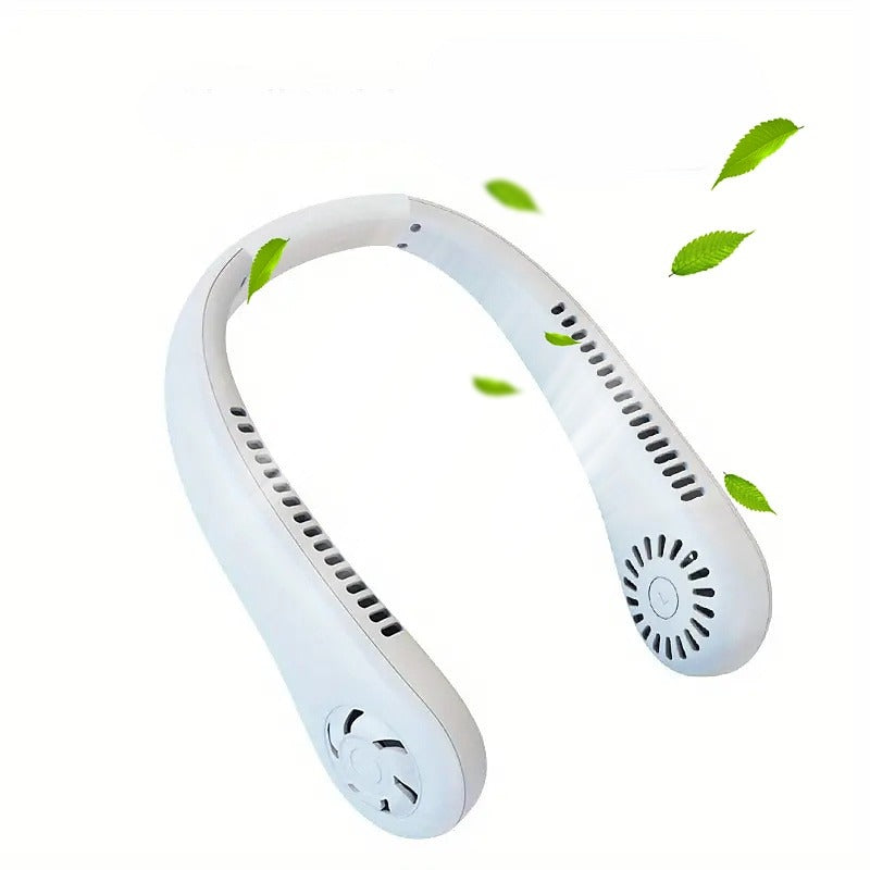 Portable Neck Fan β Bladeless USB Rechargeable Wearable Personal Fan with 3 Speeds