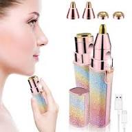 Portable Facial Hair Remover – Glitter Design with LED Light for Facial Grooming