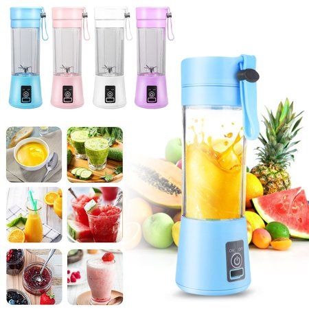 SEO Title  Rechargeable Mini Juicer Blender – 380ML Portable USB Blender with 6 Stainless Steel Blades