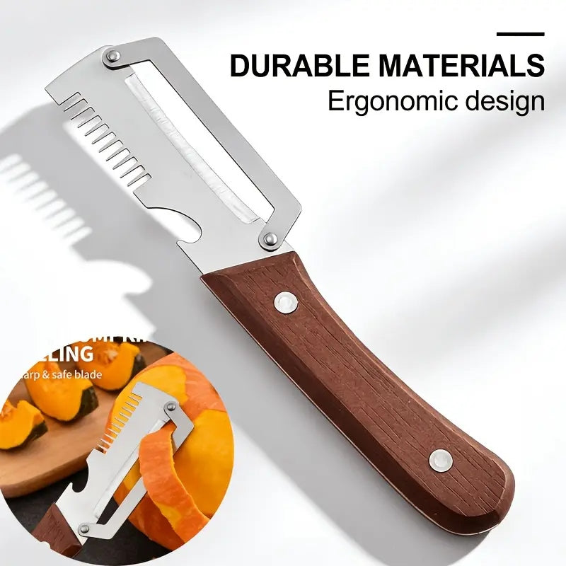 3-in-1 Vegetable Chopper & Slicer – Multi-Function Kitchen Cutter & Peeler