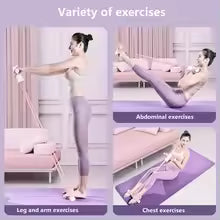 Rubber Pull Tummy Trimmer – Resistance Training Band for Home Workouts