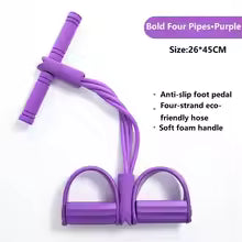 Rubber Pull Tummy Trimmer – Resistance Training Band for Home Workouts