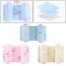 Newborn Baby Pillow – Soft Infant Head Support Pillow (Random Color & Design)