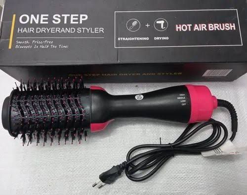3-in-1 One-Step Hair Dryer & Volumizer – Hair Straightener, Curler & Styling Comb