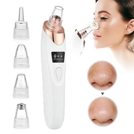 5-in-1 Blackhead Remover Machine – Rechargeable Facial Pore Vacuum with 5 Heads