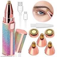 Portable Facial Hair Remover – Glitter Design with LED Light for Facial Grooming